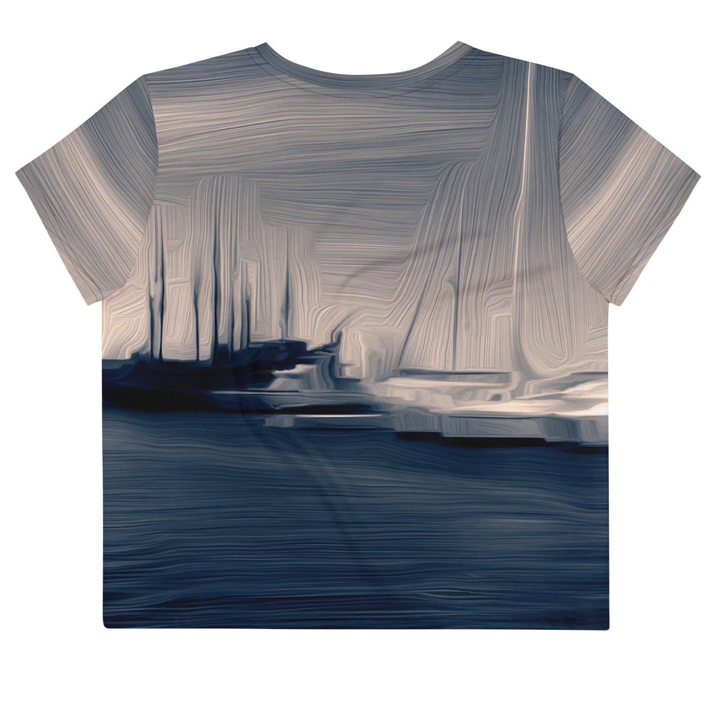 The Sleeping Yachts (at Sunrise) - Womens Crop Tee