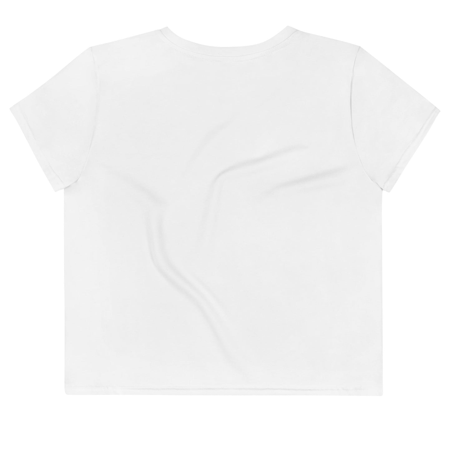 iSAW Womens White Crop Tee - iSAW Company