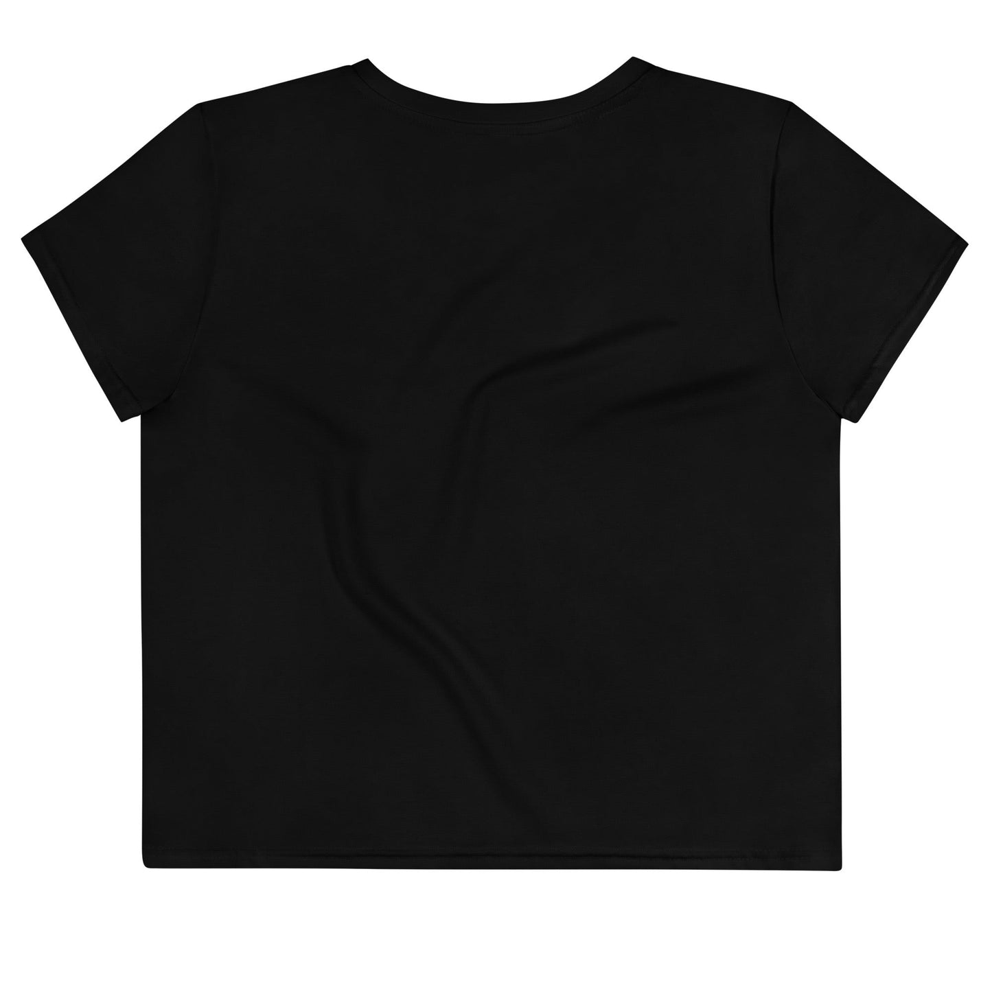 iSAW Womens Black Crop Tee - iSAW Company