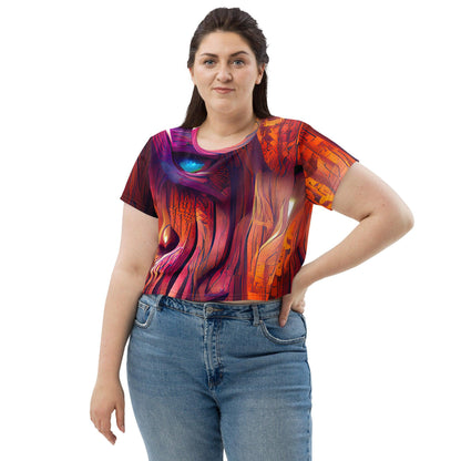 Hardwood - Womens Crop Tee  - iSAW Company