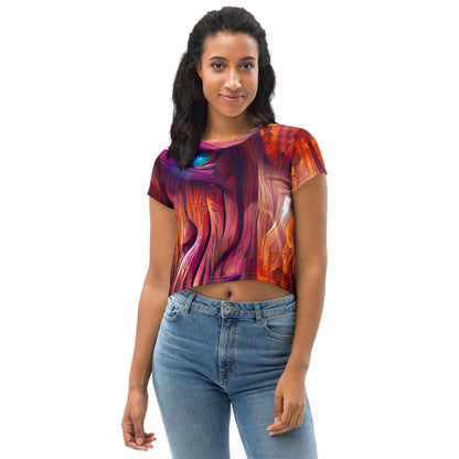 Hardwood - Womens Crop Tee  - iSAW Company