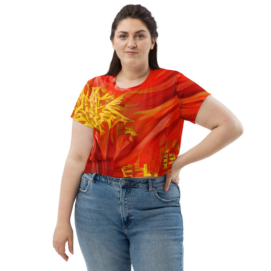 Qízhì - Womens Crop Tee - Comfort Fit