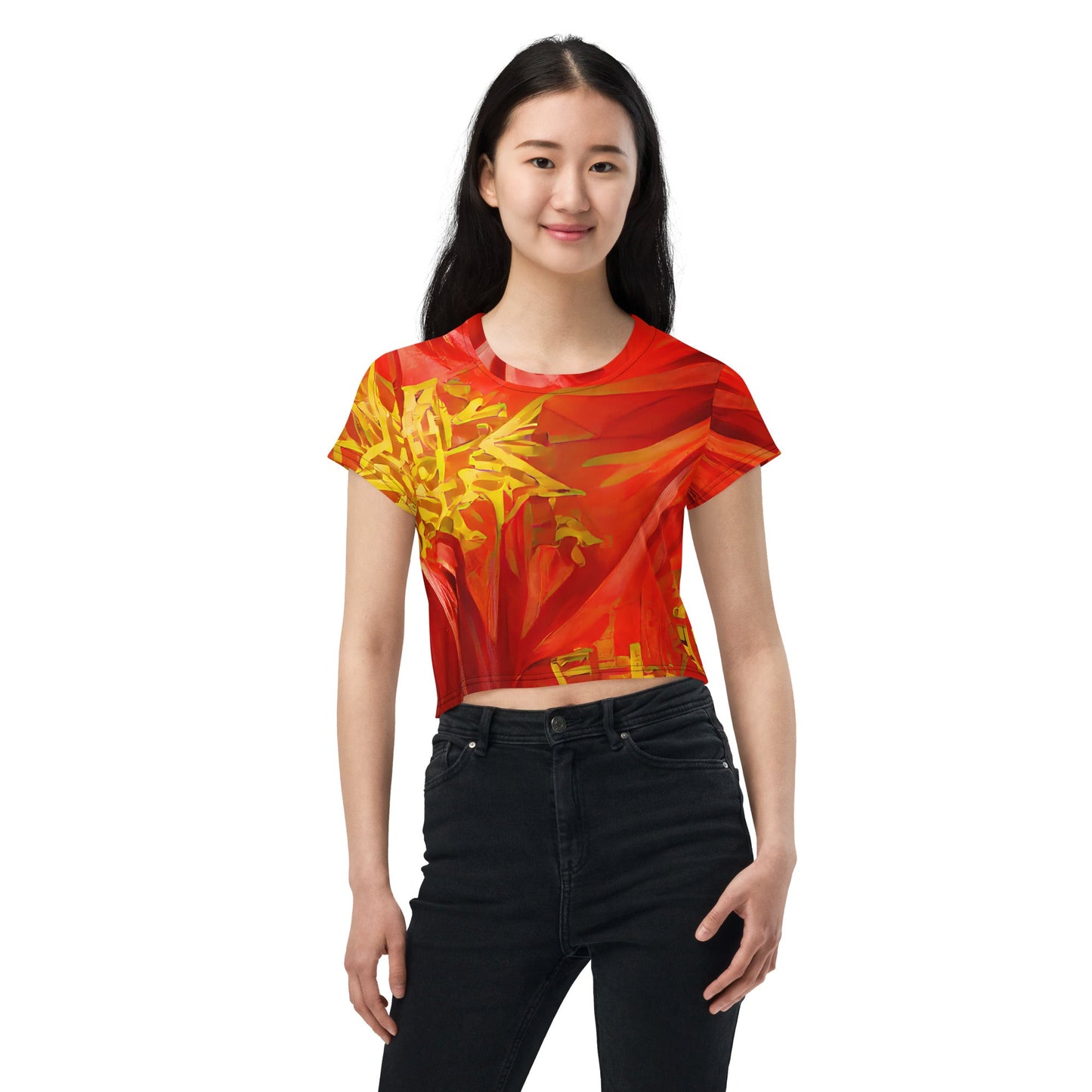 Qízhì - Womens Crop Tee - Comfort Fit