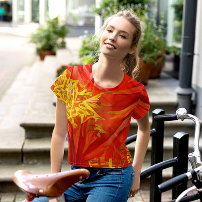 Qízhì - Womens Crop Tee - Comfort Fit