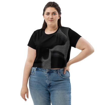 Shhh! - Womens Crop Tee - iSAW Company