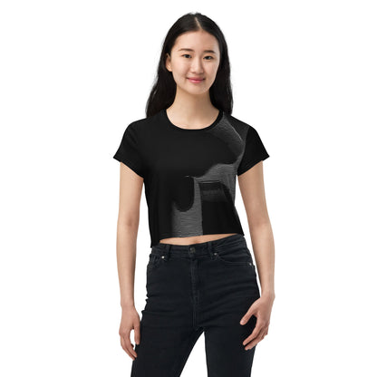 Shhh! - Womens Crop Tee - iSAW Company