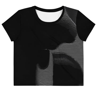 Shhh! - Womens Crop Tee - iSAW Company