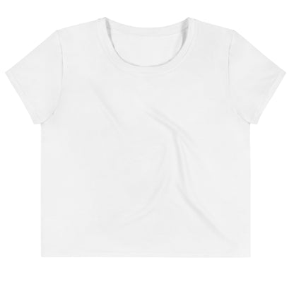 iSAW Womens White Crop Tee - iSAW Company