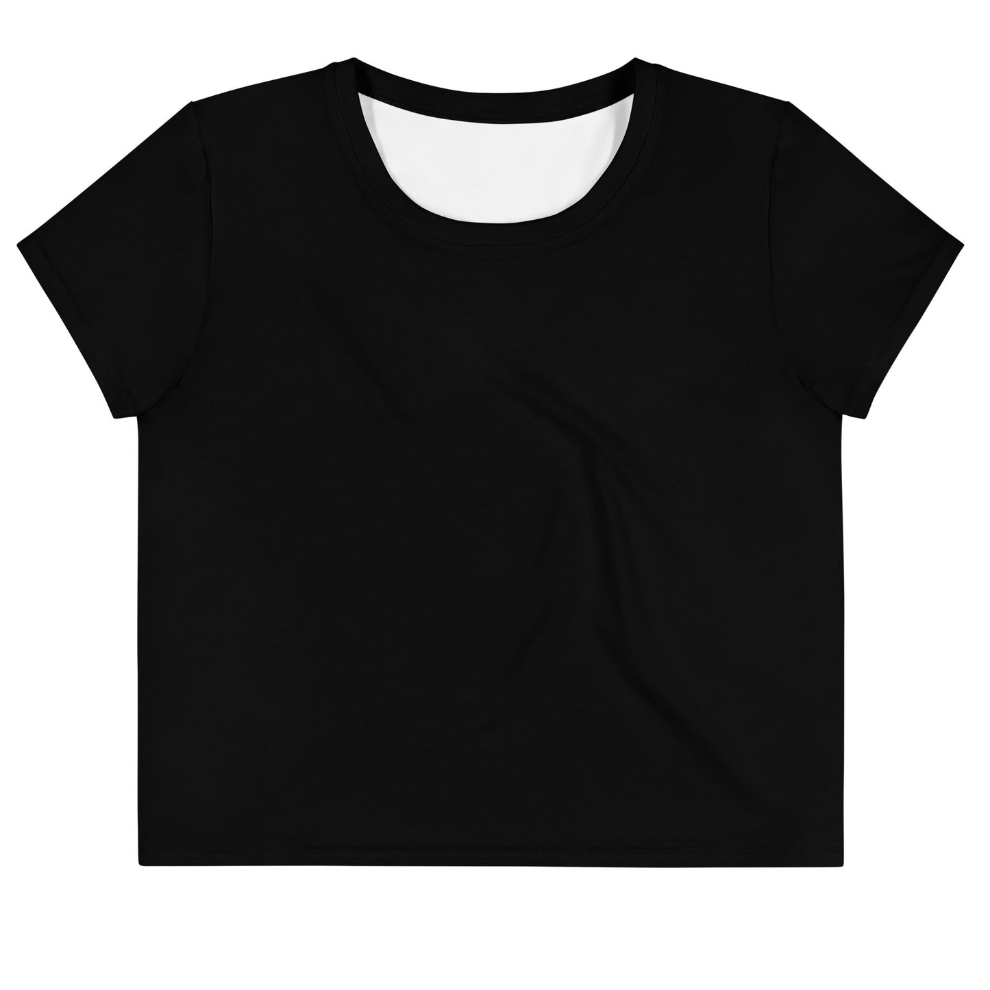 iSAW Womens Black Crop Tee - iSAW Company