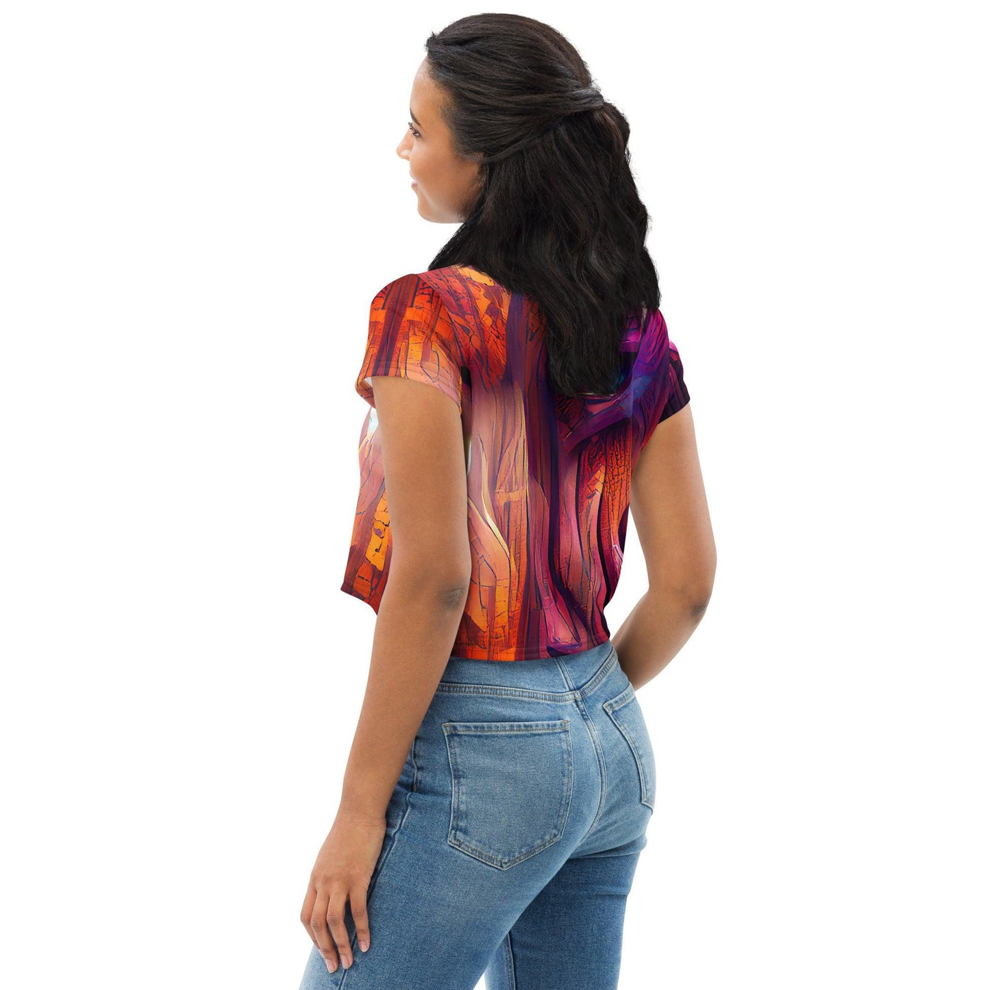 Hardwood - Womens Crop Tee  - iSAW Company