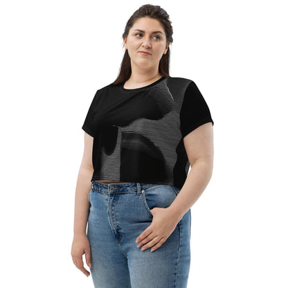 Shhh! - Womens Crop Tee - iSAW Company