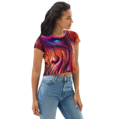 Hardwood - Womens Crop Tee  - iSAW Company