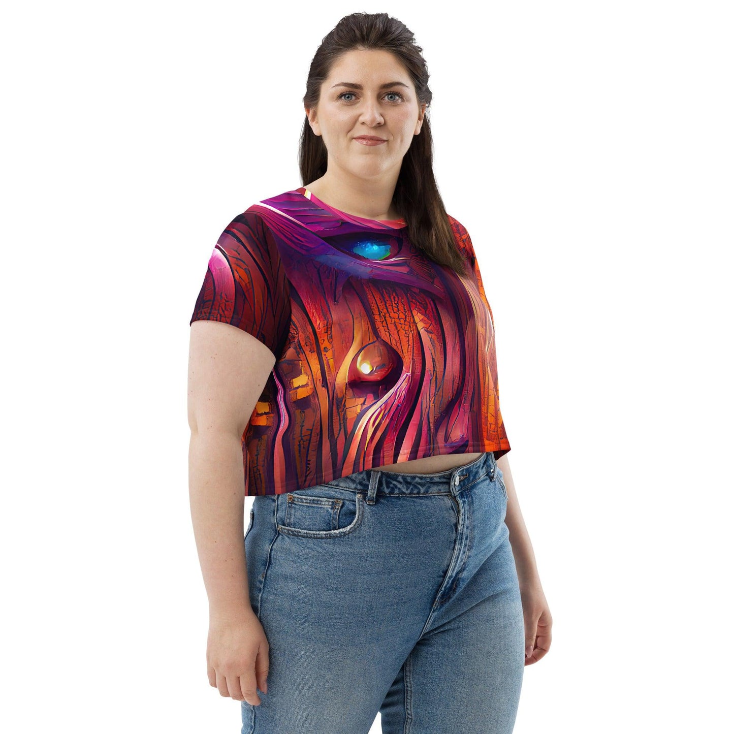 Hardwood - Womens Crop Tee  - iSAW Company