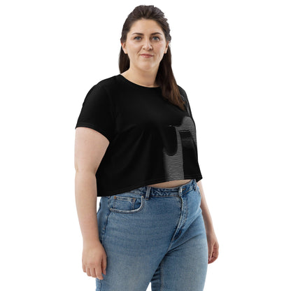Shhh! - Womens Crop Tee - iSAW Company