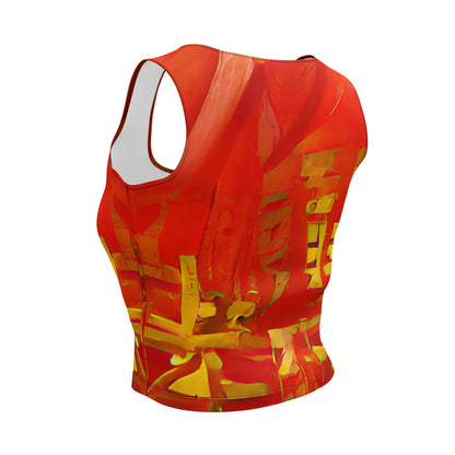 Qízhì - Womens Crop Top - Comfort Fit