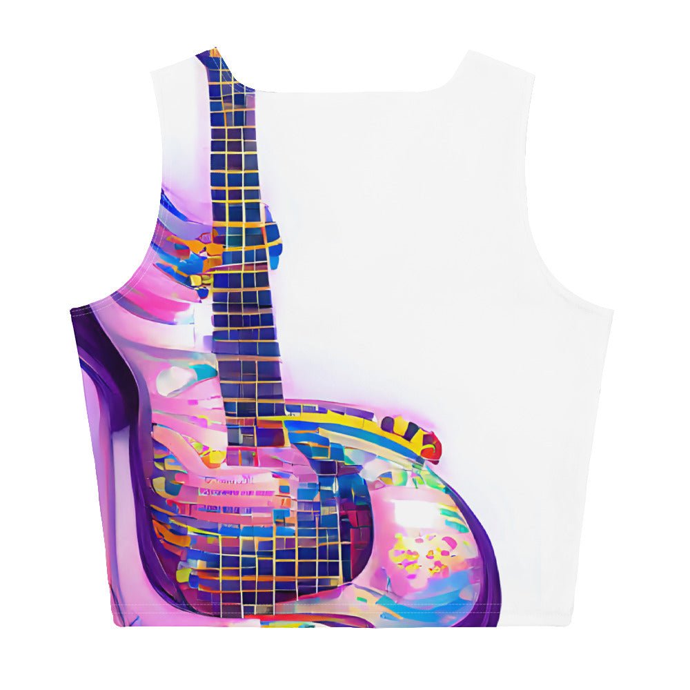 Hippie Guitar - Womens Crop Top