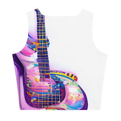 Hippie Guitar - Womens Crop Top