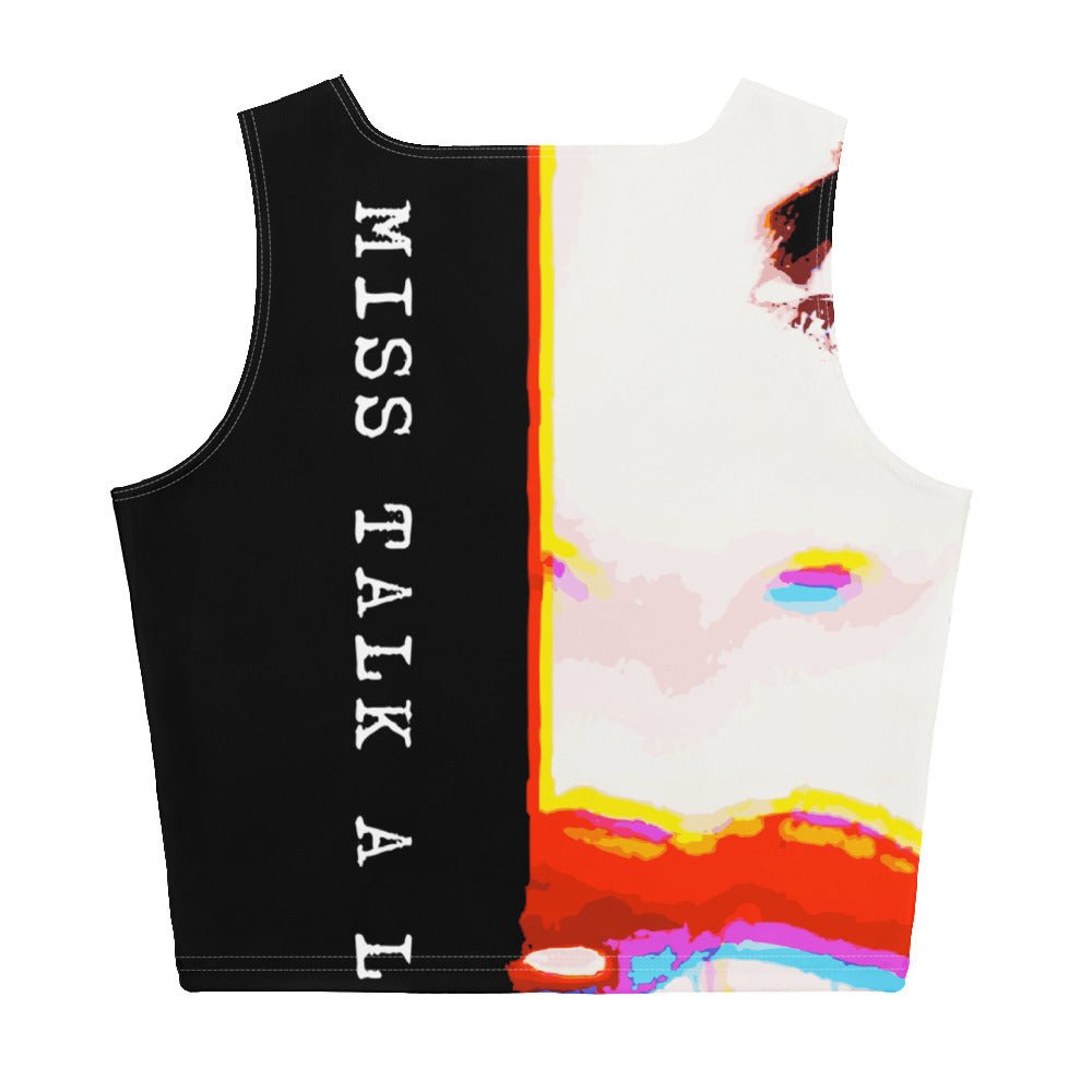 Miss Talk A Lot - Womens Crop Top