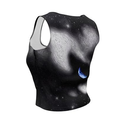 In The Quiet of Your Mind - Womens Crop Top