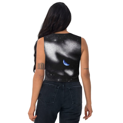 In The Quiet of Your Mind - Womens Crop Top
