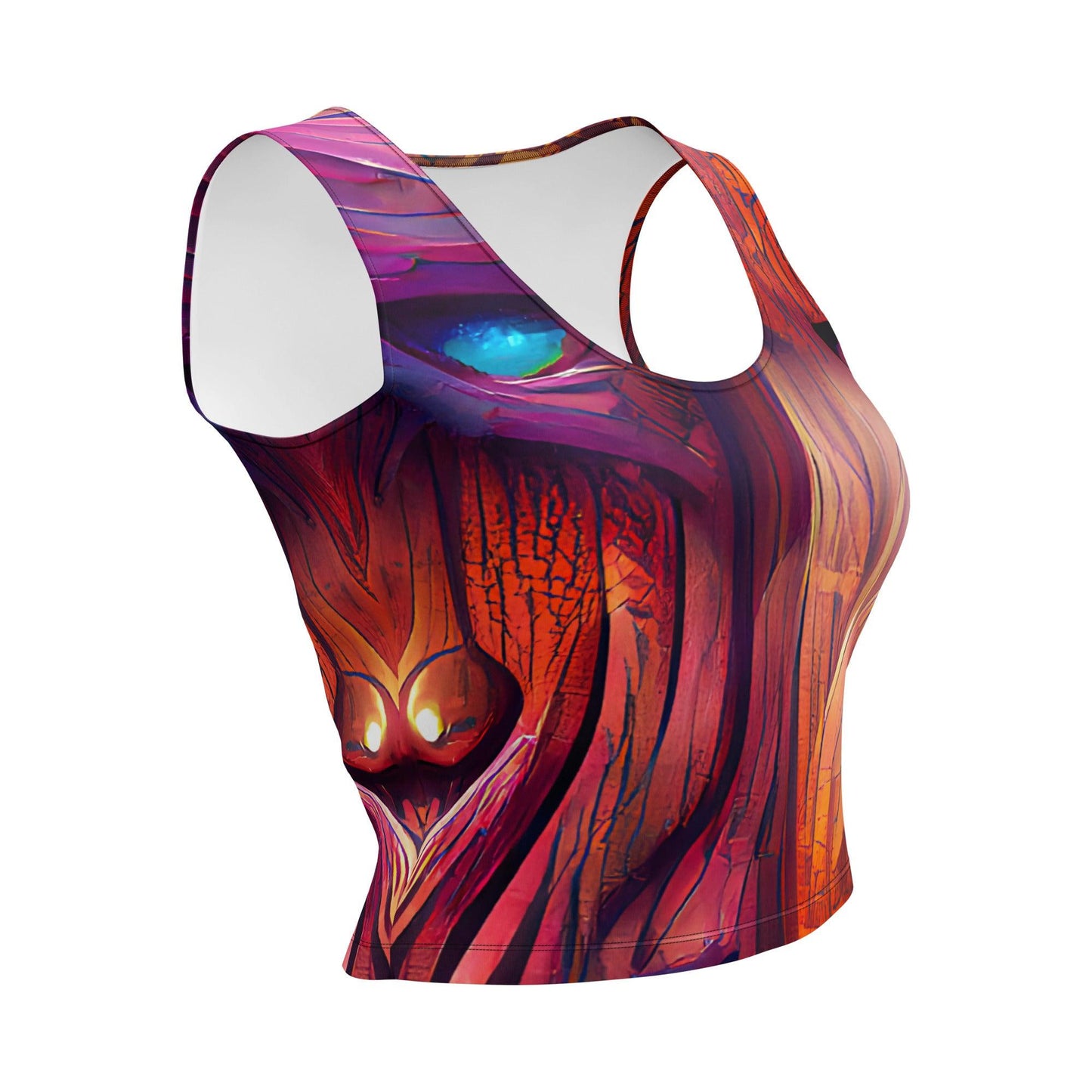 Hardwood - Womens Crop Top  - iSAW Company
