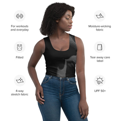 Shhh! - Womens Crop Top - iSAW Company