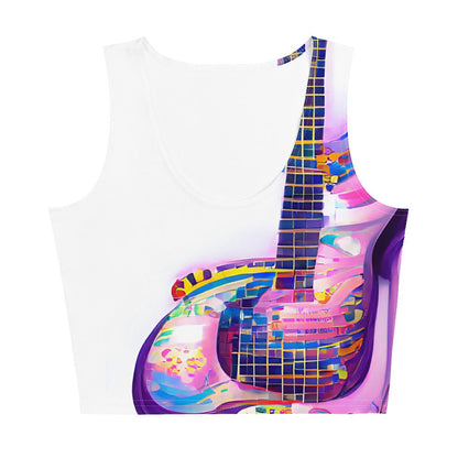 Hippie Guitar - Womens Crop Top