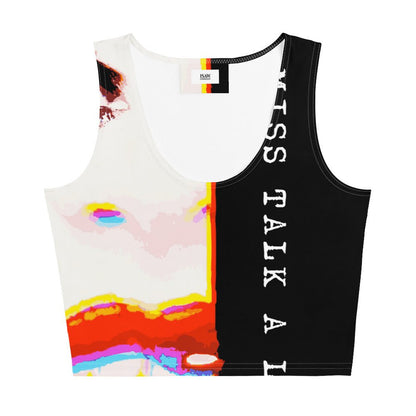 Miss Talk A Lot - Womens Crop Top