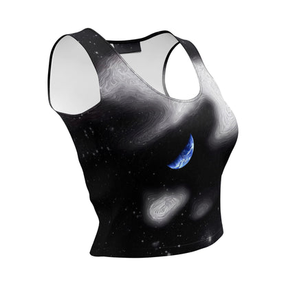 In The Quiet of Your Mind - Womens Crop Top