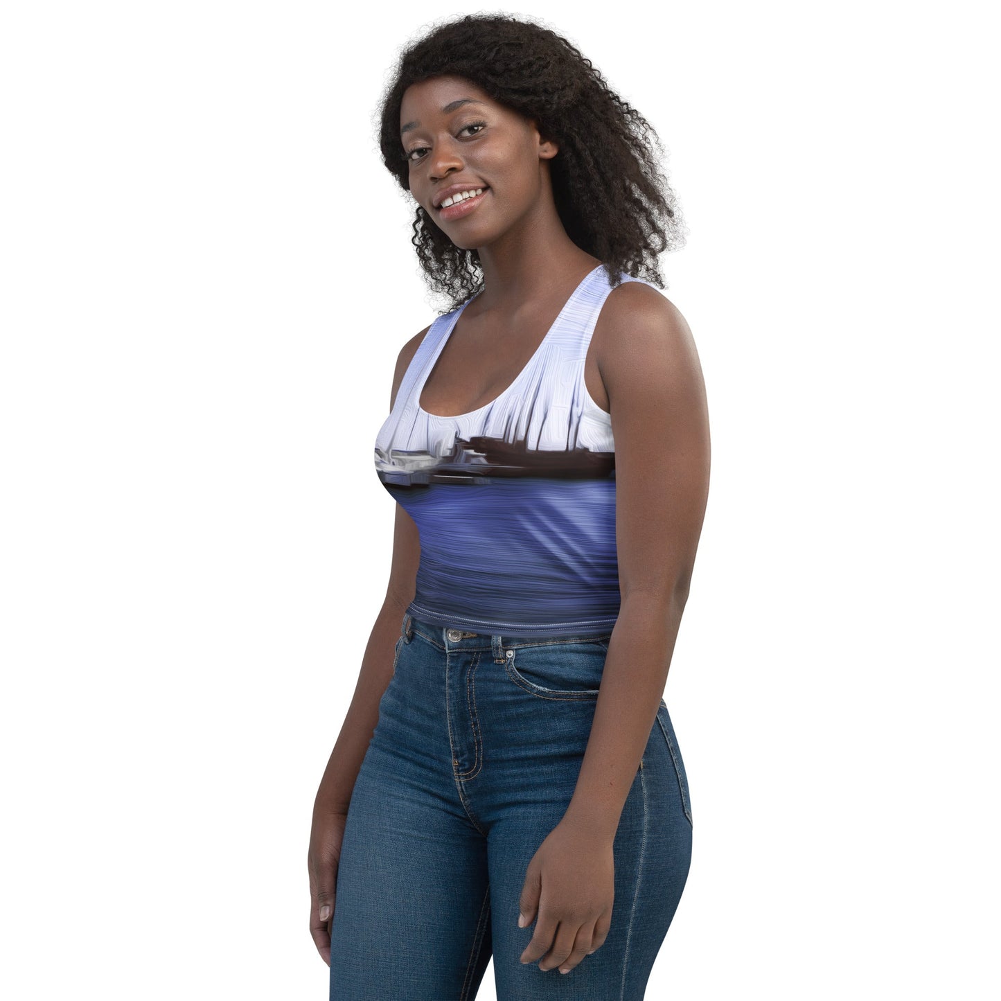The Sleeping Yachts (at Afternoon) - Womens Crop Top