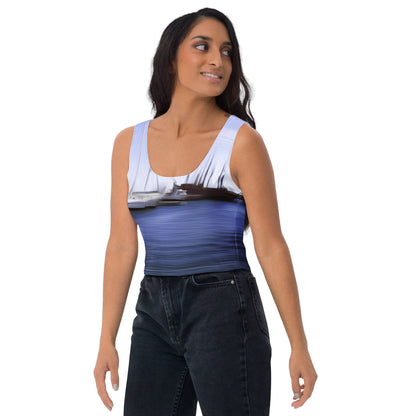 The Sleeping Yachts (at Afternoon) - Womens Crop Top