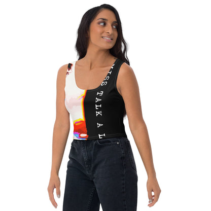 Miss Talk A Lot - Womens Crop Top