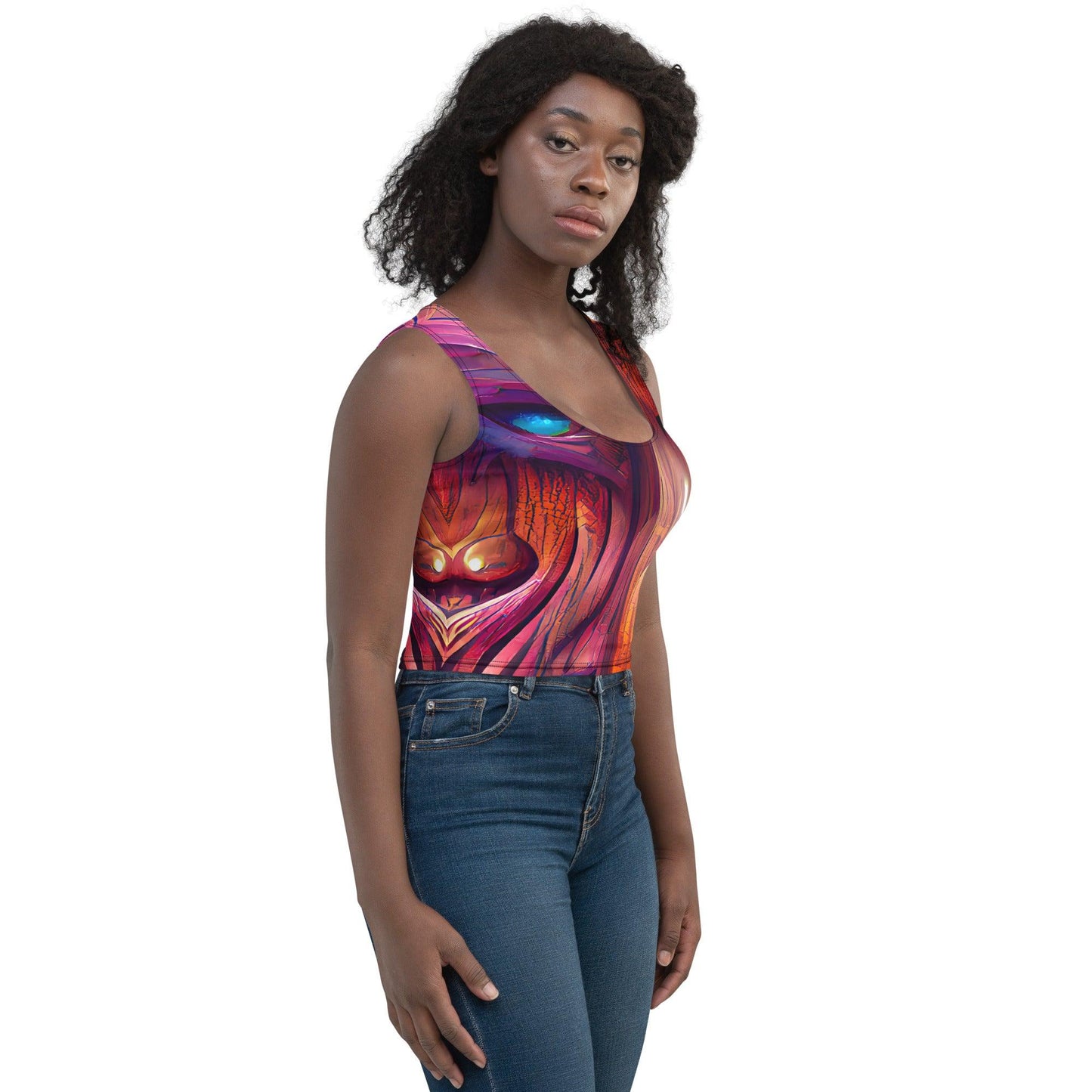 Hardwood - Womens Crop Top  - iSAW Company