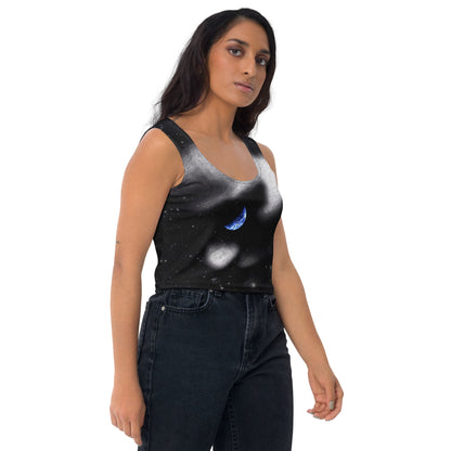In The Quiet of Your Mind - Womens Crop Top