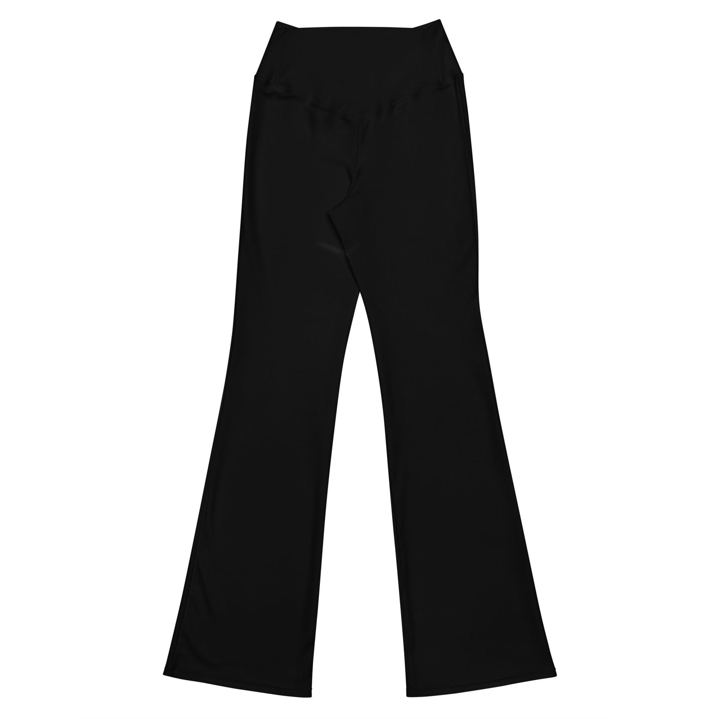 iSAW Womens Black Flare Leggings - Comfort Fit