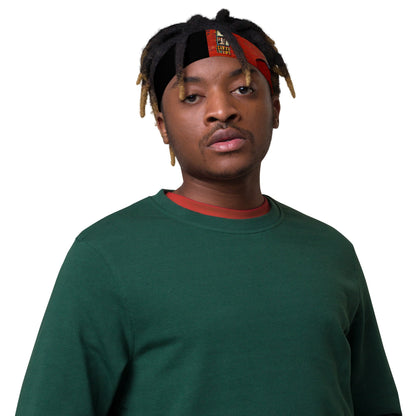 Half Black Half Hónghǎi - Headband
