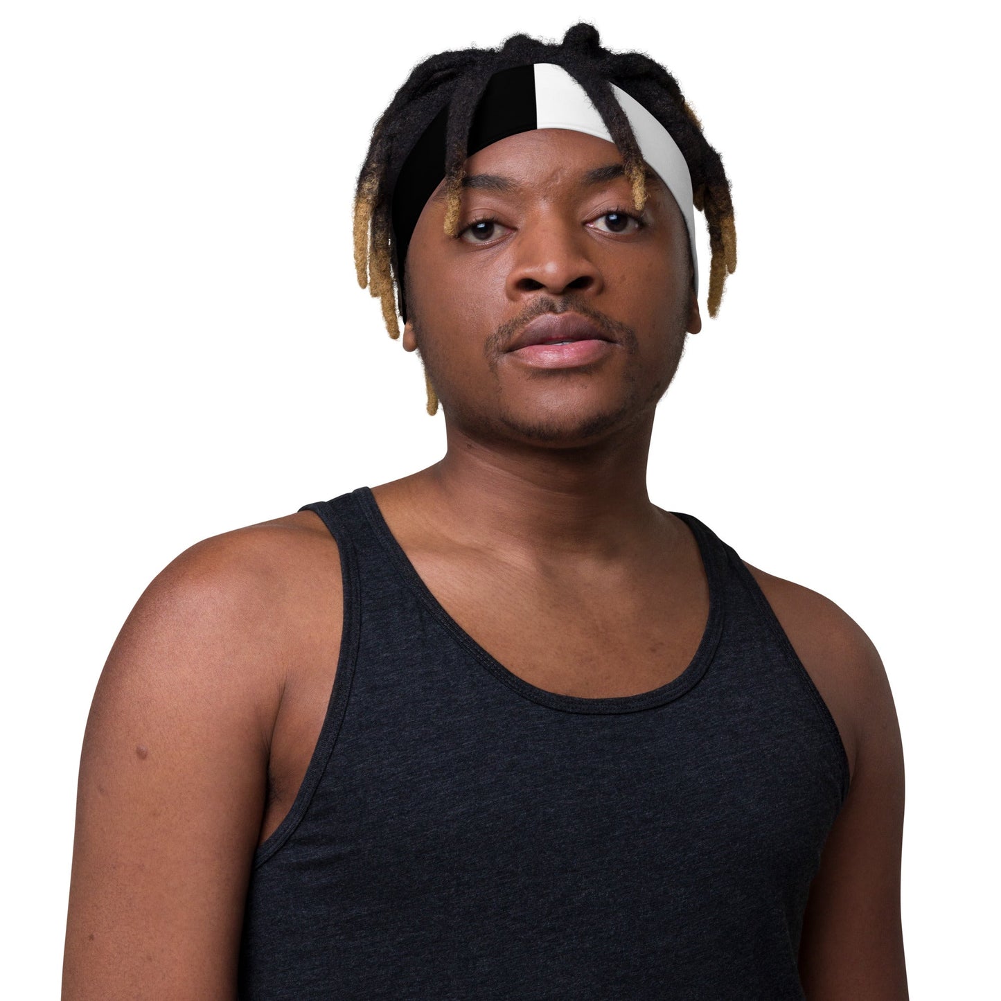 Half Black Half White - Headband