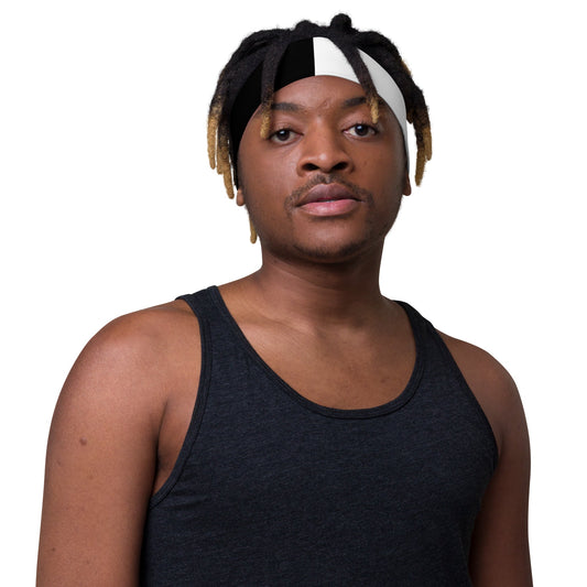 Half Black Half White - Headband
