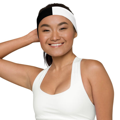 Half Black Half White - Headband