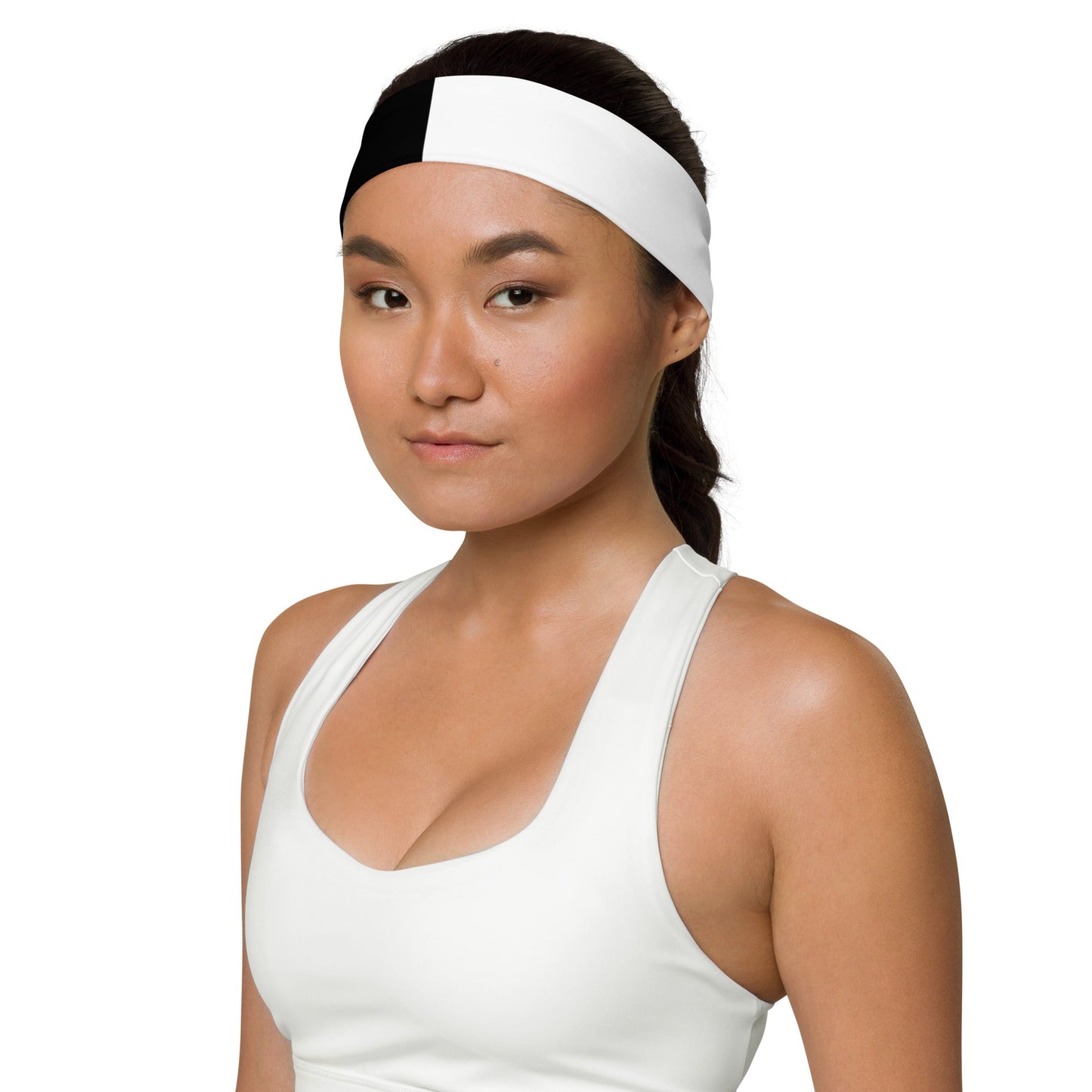Half Black Half White - Headband