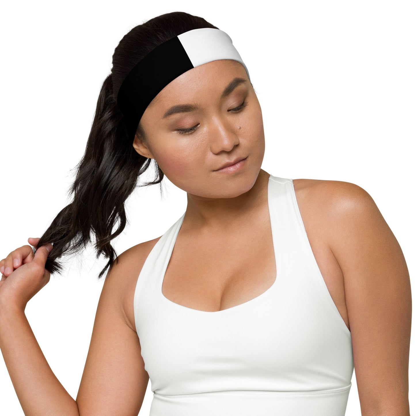 Half Black Half White - Headband