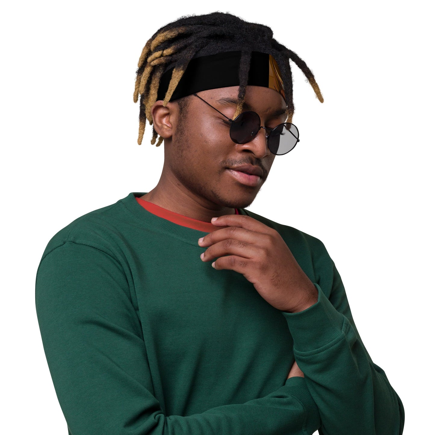 Half Black Half Gāolàng - Headband
