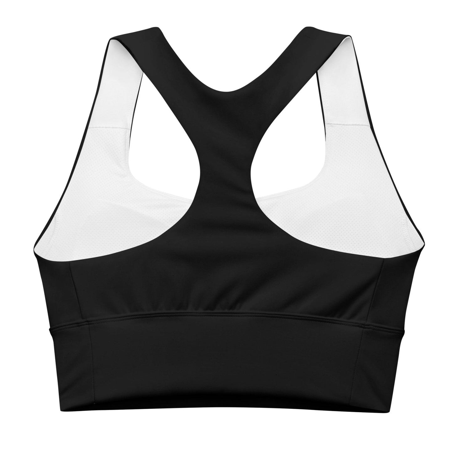 iSAW Womens Black Sports Bra - Comfort Fit