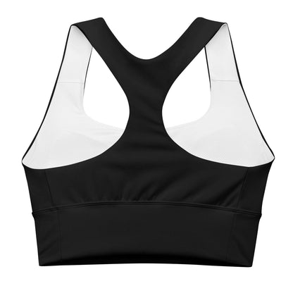 iSAW Womens Black Sports Bra - Comfort Fit