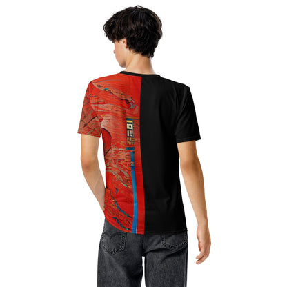 Half Black Half Hónghǎi - Mens T-Shirt