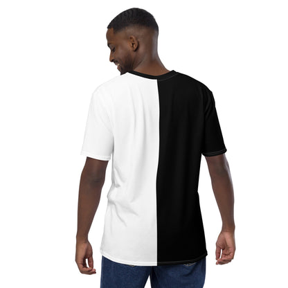 Half Black Half White - Mens T-Shirt
