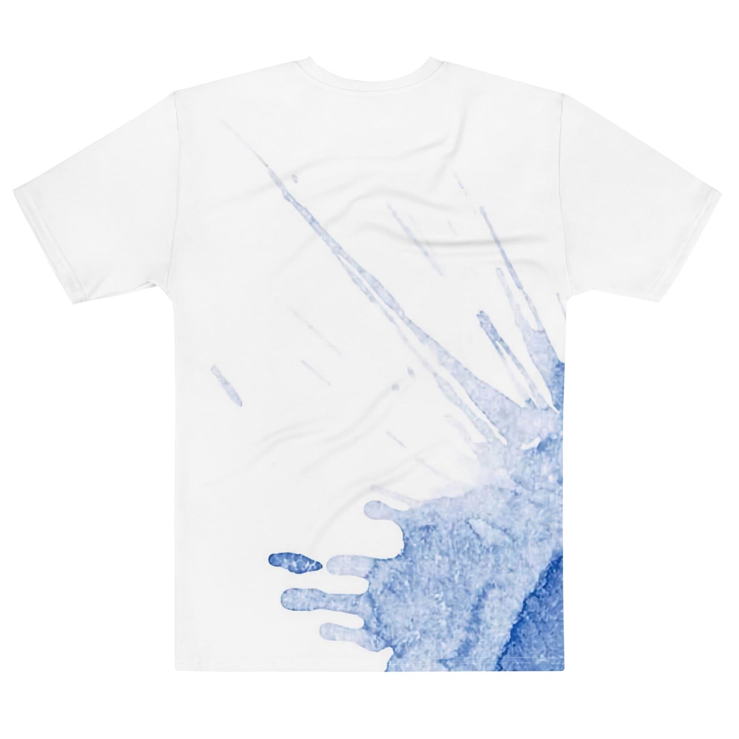 Watercolour Blue Splash - Mens T-Shirt