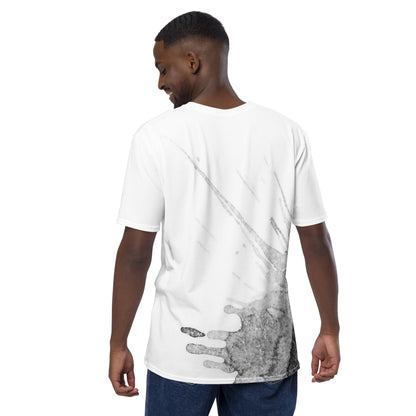 Watercolour Grey Splash - Mens T-Shirt