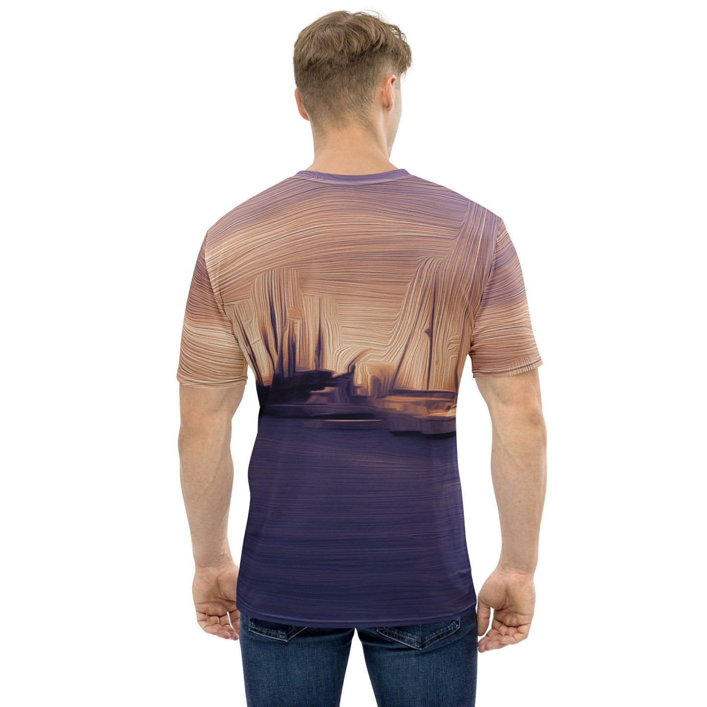 The Sleeping Yachts (at Sunset) - Mens T-Shirt