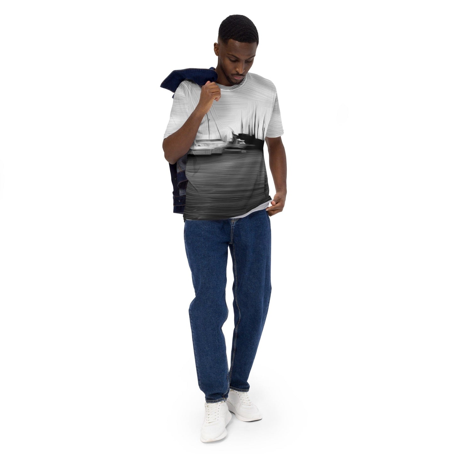 The Sleeping Yachts (at Night) - Mens T-Shirt